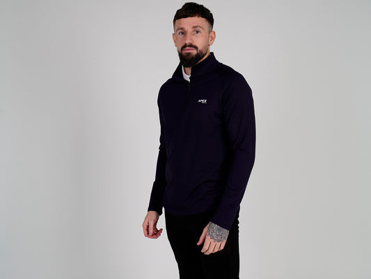 Long Sleeve 1/4 Zip Navy